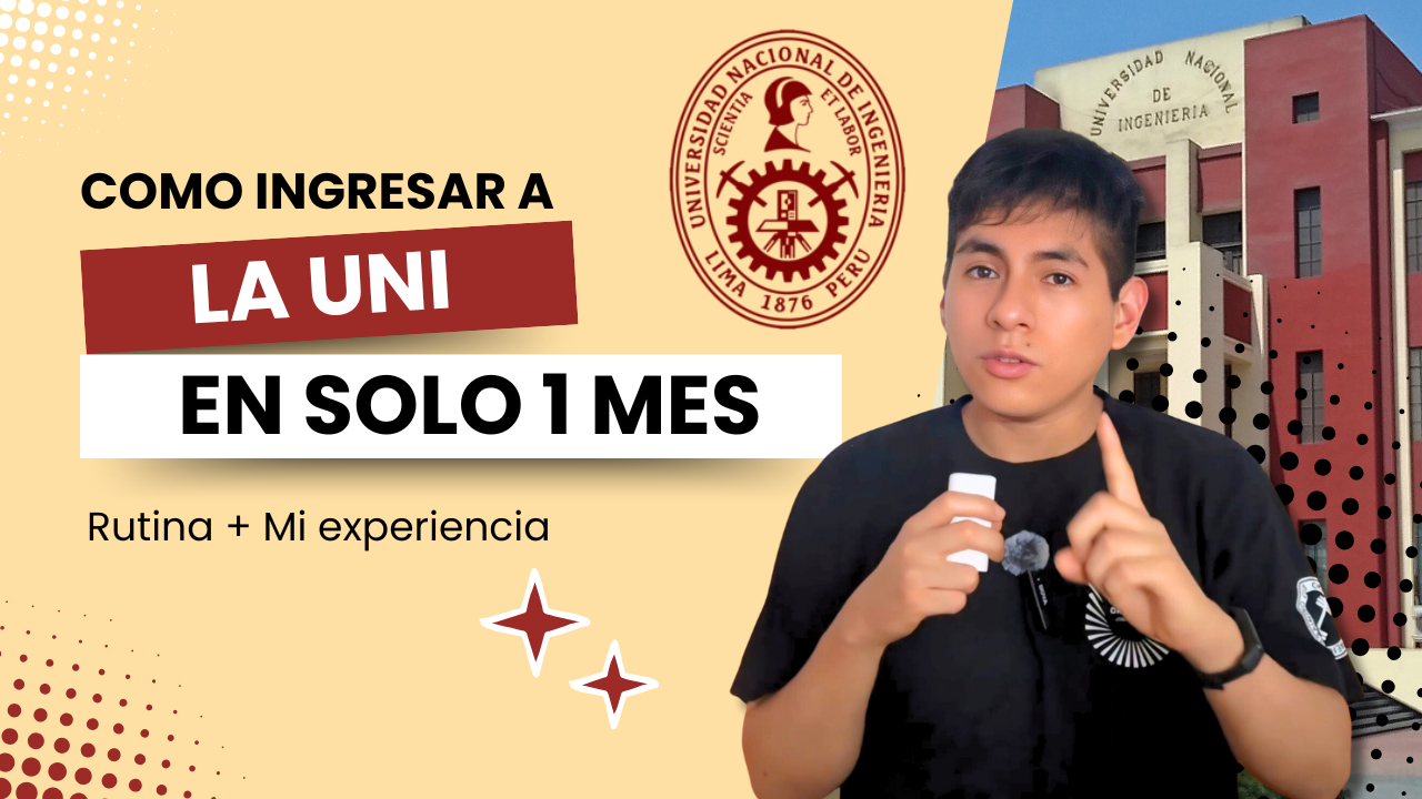 Miniatura: Cómo ingresar a la UNI en 1 mes